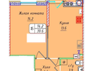 1-к. квартира, 39,6&nbsp;м²