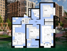 3-к. квартира, 67,4&nbsp;м²