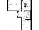 3-к. квартира, 67&nbsp;м²