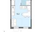 Студия, 22&nbsp;м²