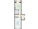 1-к. квартира, 42&nbsp;м²