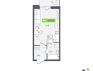 Студия, 23&nbsp;м²