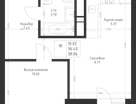 1-к. квартира, 38 м²