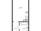 Студия, 25,5 м²