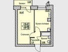 1-к. квартира, 37,2&nbsp;м²