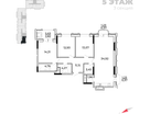 3-к. квартира, 108&nbsp;м²