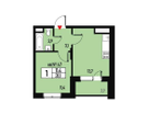1-к. квартира, 34 м²