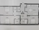 1-к. квартира, 89,4&nbsp;м²