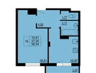 1-к. квартира, 39&nbsp;м²