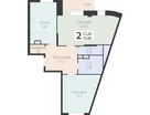 2-к. квартира, 79&nbsp;м²