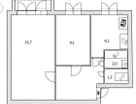 2-к. квартира, 41,3&nbsp;м²