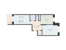 2-к. квартира, 65&nbsp;м²