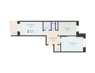 2-к. квартира, 65&nbsp;м²