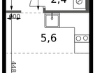 Студия, 20&nbsp;м²