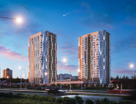 1-к. квартира, 39,5 м²