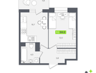 1-к. квартира, 34 м²