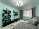 1-к. квартира, 35&nbsp;м²