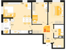 3-к. квартира, 76&nbsp;м²