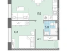 1-к. квартира, 36&nbsp;м²