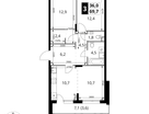 3-к. квартира, 69 м²