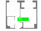 Студия, 36 м²