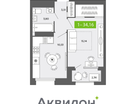 1-к. квартира, 34&nbsp;м²