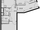 2-к. квартира, 71&nbsp;м²