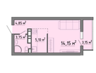 Студия, 31&nbsp;м²