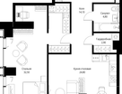 1-к. квартира, 79&nbsp;м²