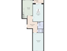2-к. квартира, 68&nbsp;м²