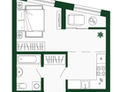 1-к. квартира, 33&nbsp;м²