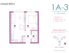 1-к. квартира, 36&nbsp;м²