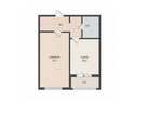 1-к. квартира, 39&nbsp;м²