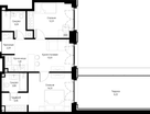 2-к. квартира, 64&nbsp;м²