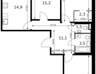3-к. квартира, 79 м²