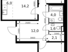 3-к. квартира, 69&nbsp;м²