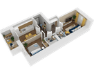 2-к. квартира, 53&nbsp;м²