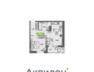 Студия, 38&nbsp;м²
