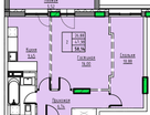 2-к. квартира, 50,1&nbsp;м²