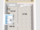 1-к. квартира, 28,7&nbsp;м²