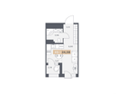 Студия, 24&nbsp;м²