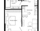 1-к. квартира, 44&nbsp;м²