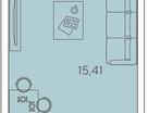 Студия, 23&nbsp;м²
