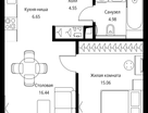 1-к. квартира, 47 м²