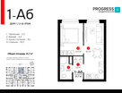 1-к. квартира, 31 м²