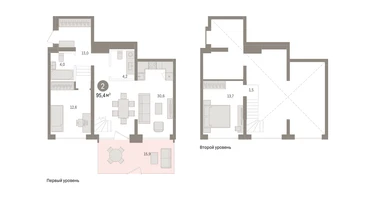 2-к. квартира, 95&nbsp;м²