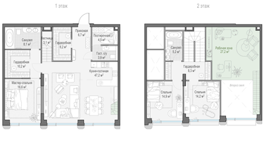 3-к. квартира, 150 м²