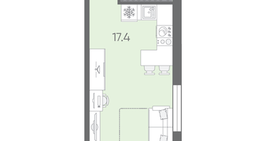 Студия, 24&nbsp;м²