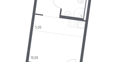 Студия, 23&nbsp;м²