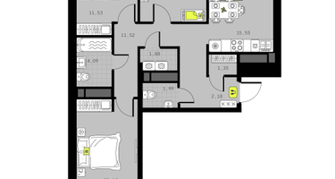 3-к. квартира, 79&nbsp;м²